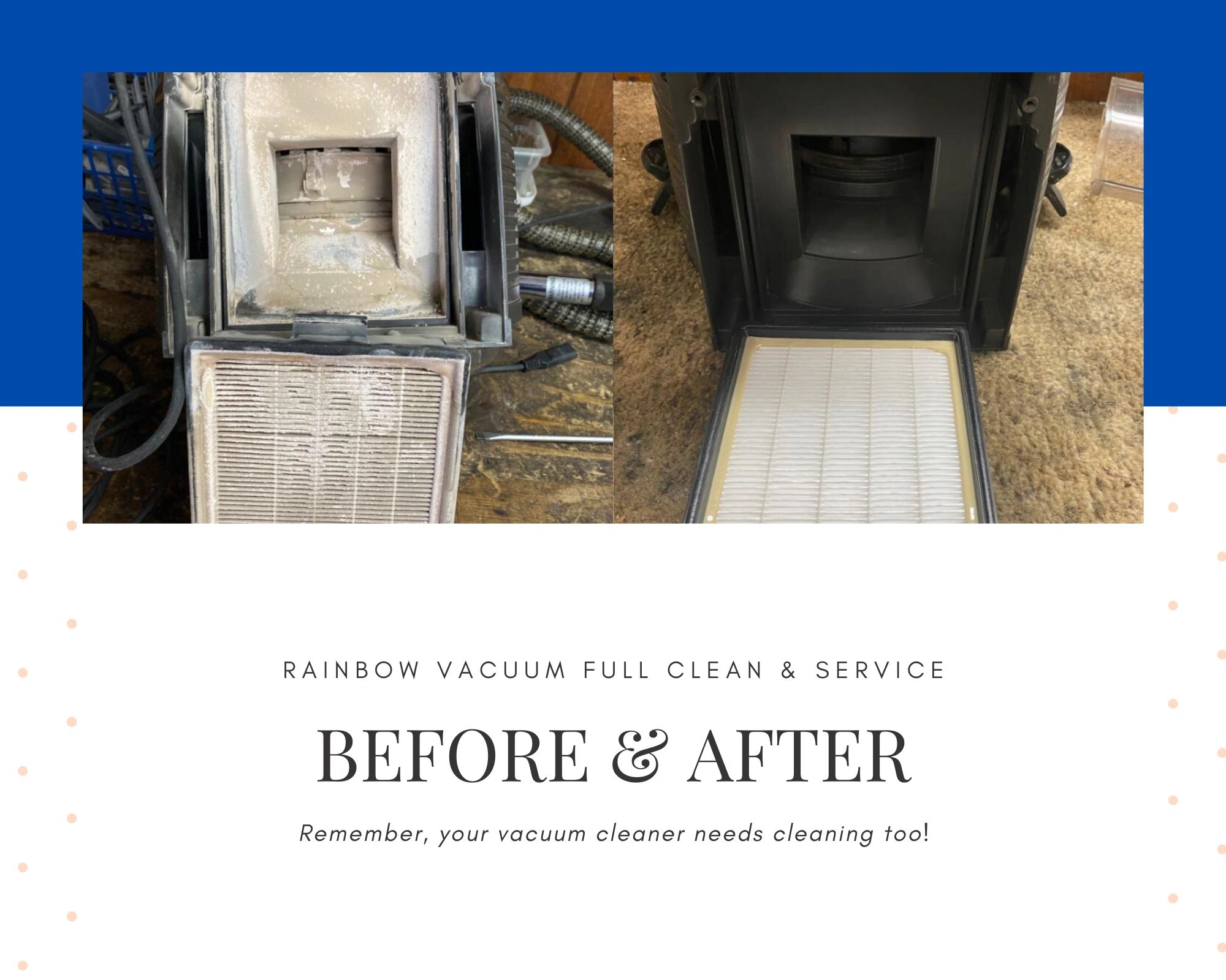 Electrolux, Kirby, & Rainbow Vacuums